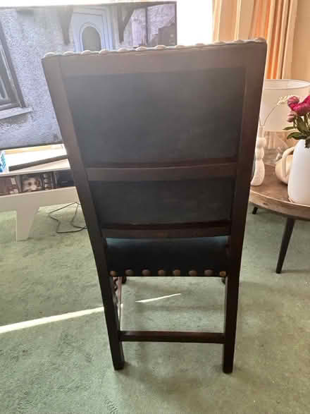 Photo of free Green Velvet Wooden Chair (CT20) #2