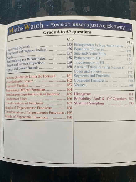 Photo of free Maths Watch revision CD (Merton Park SW19) #4