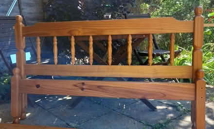 Photo of free Double bed frame (Humphrey's End GL5) #1