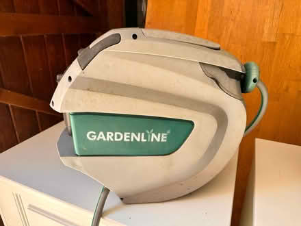 Photo of free Garden hose with wall mounted reel (Chailey) #1