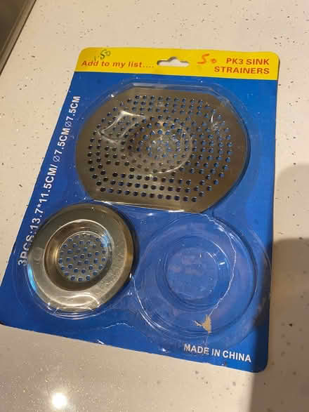 Photo of free Drain / sink covers (Tooting SW17) #1