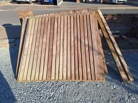 Photo of free 6 x 4 fence panels and three posts (Prettygate CO3) #1