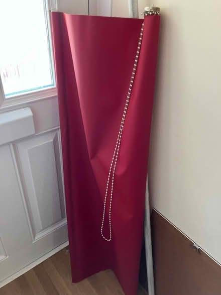 Photo of free 120cm roller blind red (ME1) #2