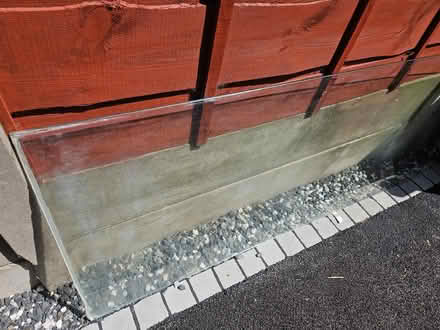 Photo of free Glass sheet 75cm * 185cm * 8mm thick safety glass (Romiley SK6) #1