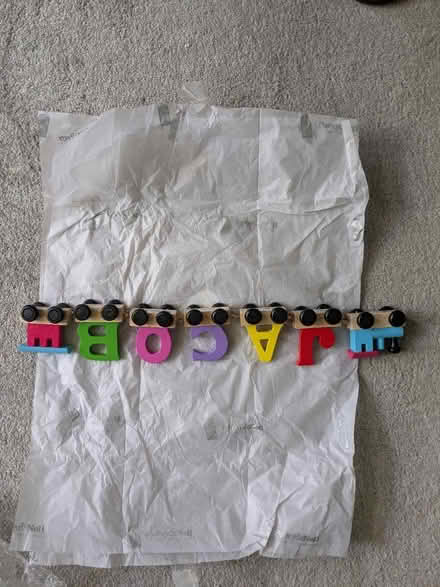 Photo of free "Jacob" Name Train. (Shepherds Bush W12) #1
