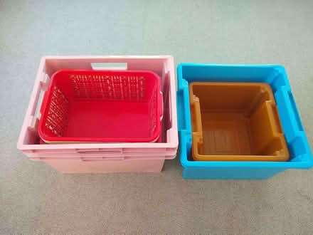 Photo of free 8 Plastic Storage Boxes (without lids) (Kenilworth CV8) #2