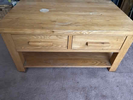 Photo of free Sturdy coffee table (Reigate RH2) #1