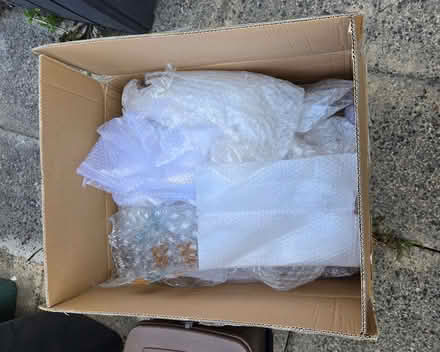 Photo of free Bubble wrap & a large box (Raynes Park SW20) #2