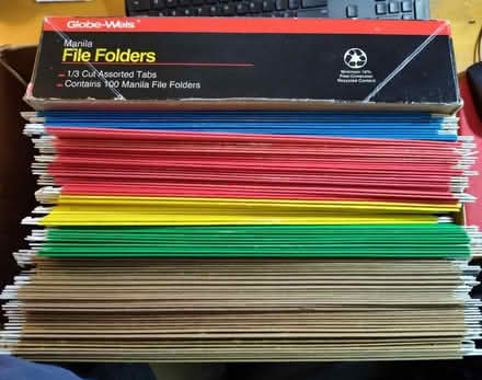 Photo of free Manila Folders & Pendaflex files (Saugus) #1
