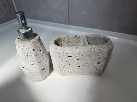 Photo of free Terrazzo bathroom set (Whiteley PO15) #1