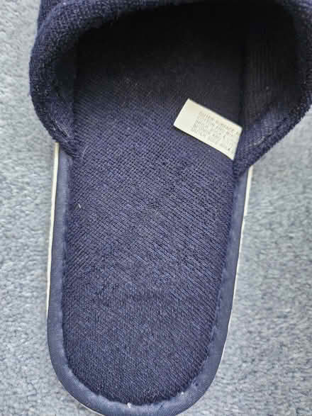 Photo of free Navy peep toed slippers (Welling DA16) #2