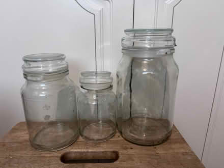 Photo of free Douwe Egberts Coffee glass Jars (Morden, SM4) #1