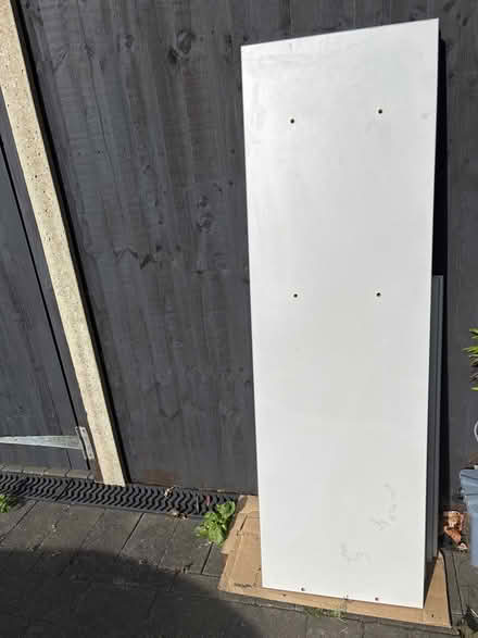 Photo of free IKEA deep bookshelf in grey (WGC) #2