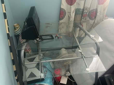 Photo of free Glass desk (Fareham PO14) #1