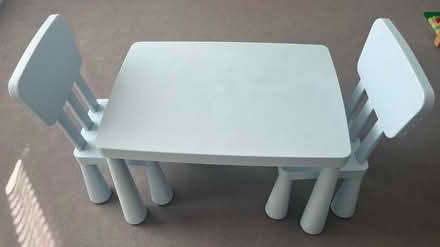 Photo of free IKEA preloved kid’s table with chairs (Epping CM16) #1