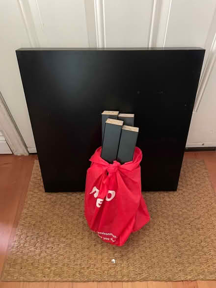 Photo of free IKEA black coffee table (Oakridge) #1