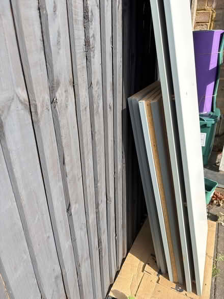 Photo of free IKEA deep bookshelf in grey (WGC) #3