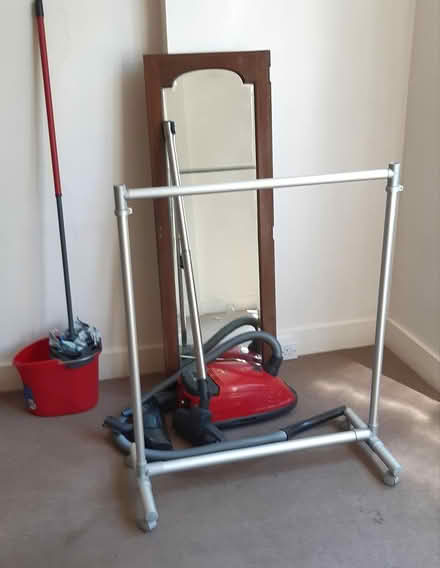 Photo of free Hoover, Mop, mirror, clothesrail (Richmond) #1