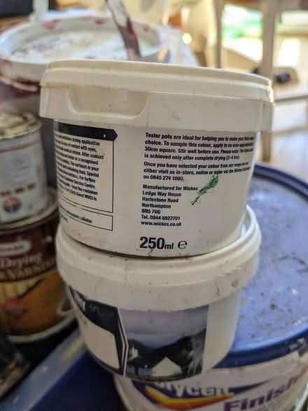 Photo of free Tester pots 250ml masonry paint (Hove Green BN3) #2