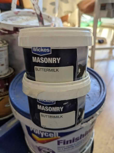Photo of free Tester pots 250ml masonry paint (Hove Green BN3) #1