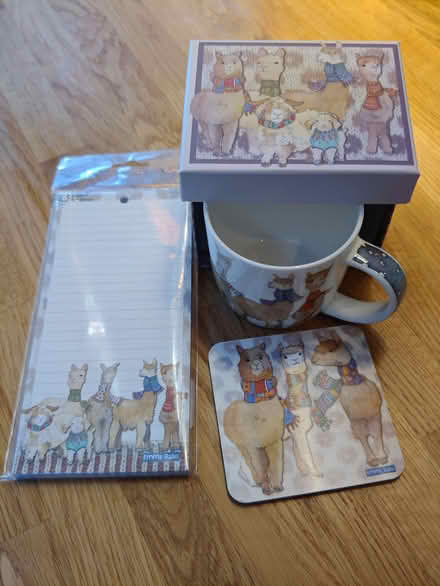 Photo of free Cup, coaster and writing pad (Little Chester DE1) #1