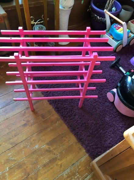 Photo of free Pink shoe rack or plant stand (Gracemount EH17) #1