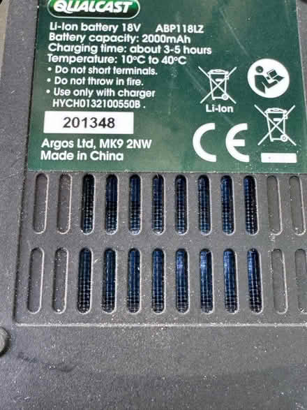 Photo of 18v battery charger qualcast hedge trimmer (St Margarets TW1) #1