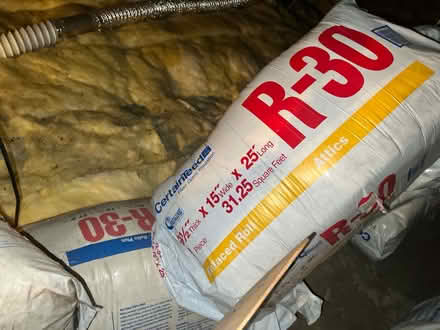 Photo of free 38 qty UNOPENED R19 & 30 insulation (South Evanston) #1