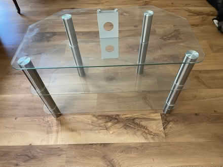 Photo of free Glass tv stand (Standlake OX29) #1