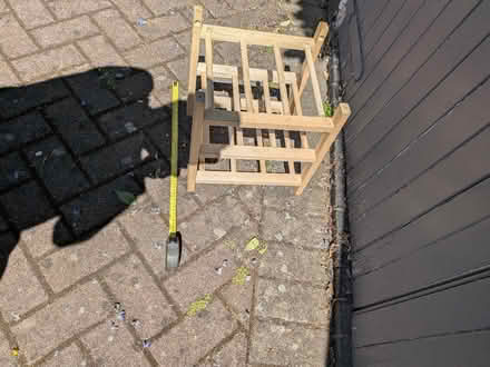 Photo of free Small wooden shoe rack (Cannon Park CV4) #2