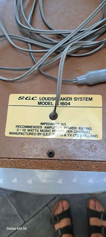 Photo of free Old speakers (Poolbrook WR14) #1