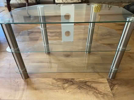 Photo of free Glass tv stand (Standlake OX29) #2