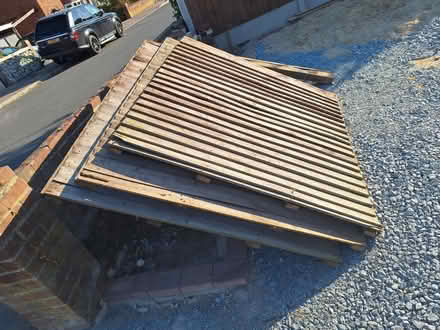 Photo of free 6 x 4 fence panels and three posts (Prettygate CO3) #2