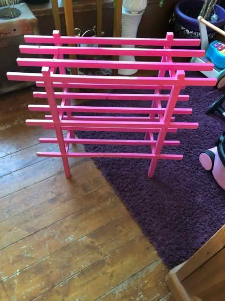 Photo of free Pink shoe rack or plant stand (Gracemount EH17) #3