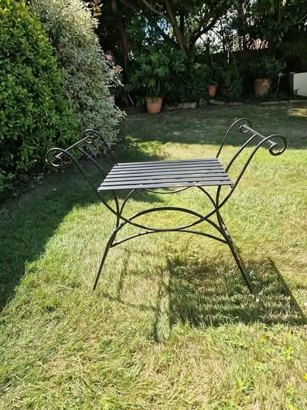 Photo of free Black metal seat (Windsor SL4) #1