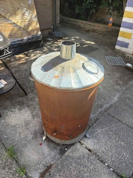 Photo of free Steel garden incinerator - used (Bushey WD23) #1