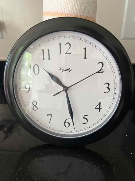 Photo of free Battery wall 10” Dia. clock (Chevy Chase MD) #1