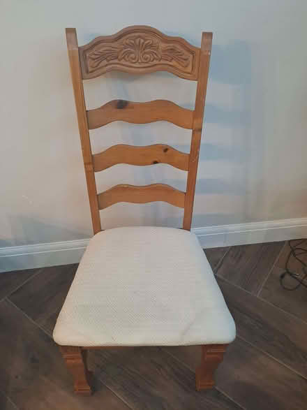 Photo of free 6 Wooden dining chairs (NW10) #1