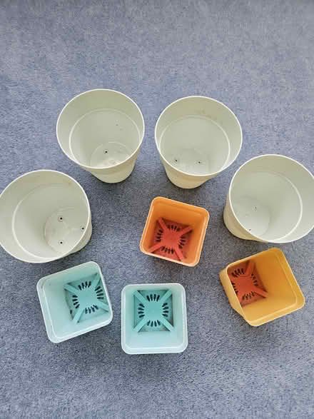Photo of free Plastic Flowers pots (Welling DA16) #1