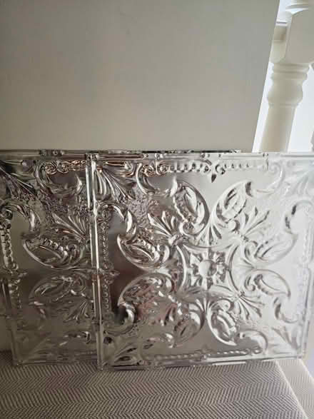 Photo of free Metal decorative squares (x2) (Earlsfield SW18) #2