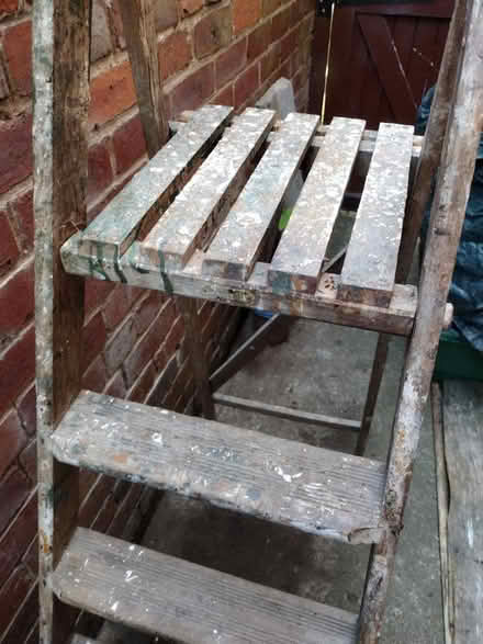 Photo of free Old stepladder - ornamental only (Langley Park, DH7) #2