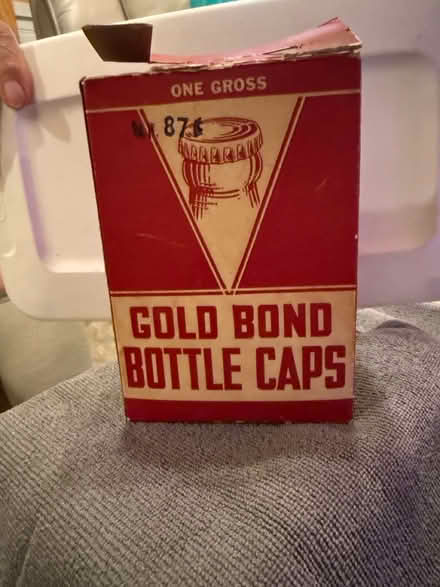Photo of free Vintage Gold Bond Bottle Caps (Woburn on the Burlington line) #4