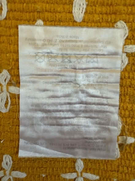Photo of free Yellow rug. 31” wide by 62” long (RG7 1gx) #2