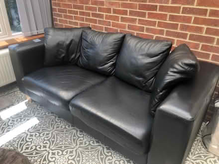Photo of free 3 seater settee (Badger Farm SO22) #2