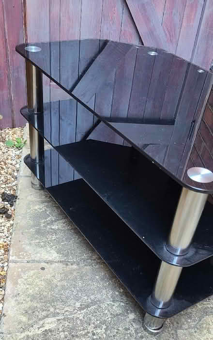 Photo of free Smoked glass tv stand (South Reading RG2) #1