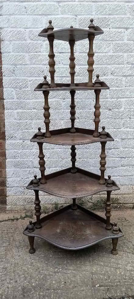 Photo of free 5-tier corner shelving unit (Ely CB6) #1