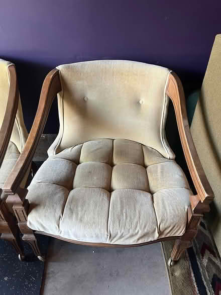 Photo of free Velvet Vintage Chairs (San Rafael) #3