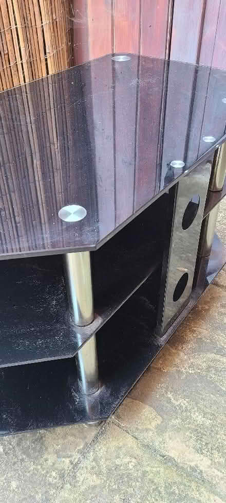Photo of free Smoked glass tv stand (South Reading RG2) #2