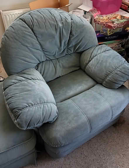 Photo of free Armchair and footstool (Martinstown DT2) #1