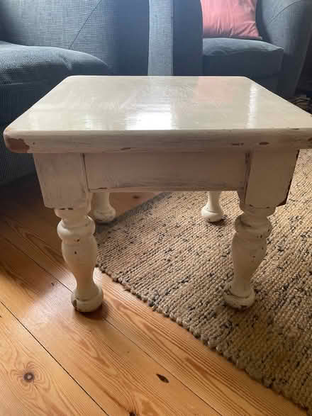 Photo of free White chunky pine coffee table (Headingley LS6) #1